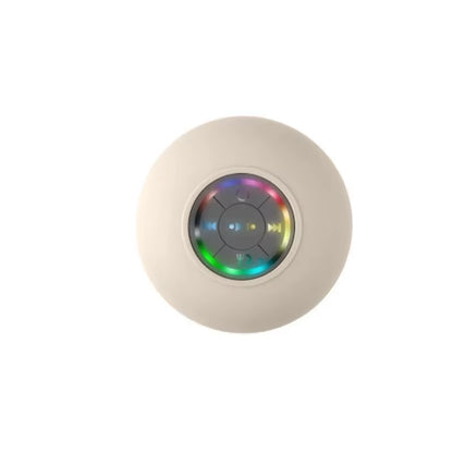 Mini Bluetooth Speaker Portable Waterproof Suction Cup Wireless Handsfree Speakers Illuminated LED Light for Showers Pool Car